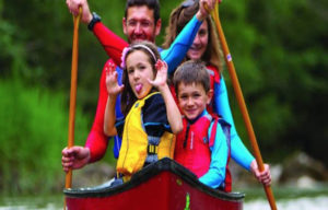 Family Fun Kayaking at Camp Roosevelt Firebird